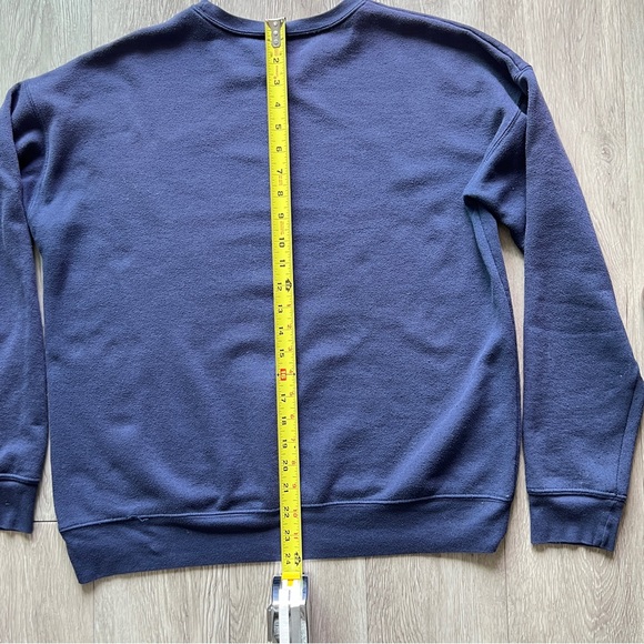 J Paul Getty Museum Los Angeles Collegiate sweatshirt navy blue cotton | sz S/M - Picture 7 of 8